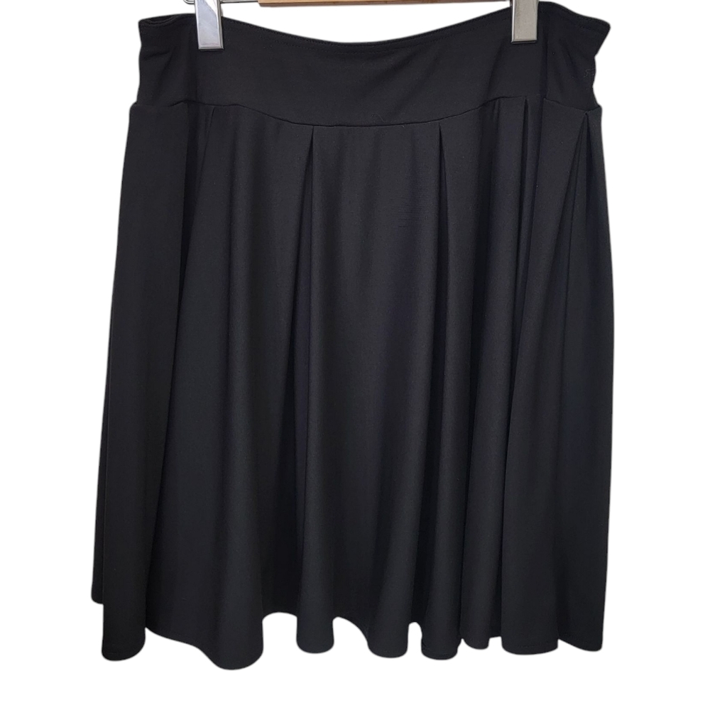Black Pleated Skirt Balletcore Sporty Tennis Girlie Flared Women’s L/XL - Picture 5 of 12